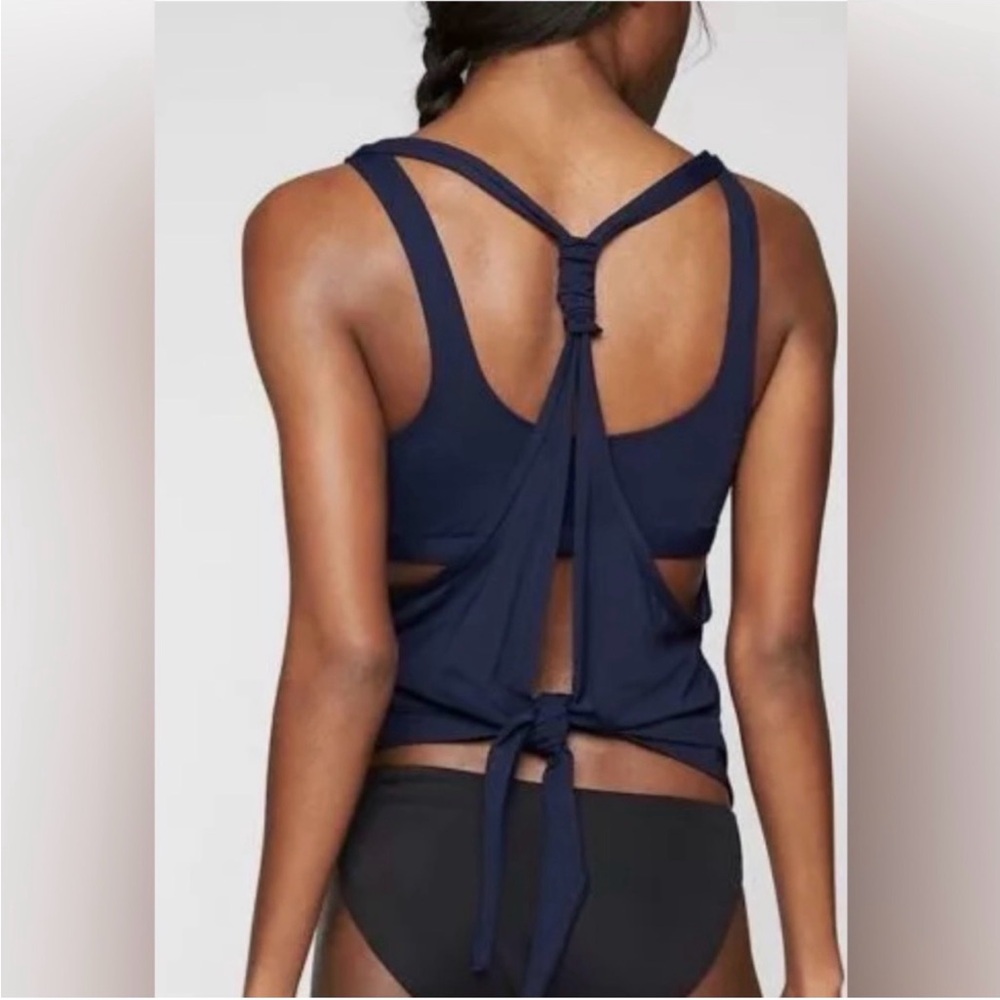 Athleta Deep Blue Performance Top